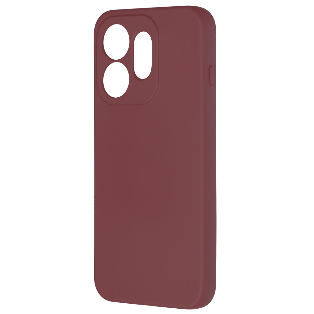 Fodral för Oppo Reno16, Techsuit, SoftFlex, Vinröd