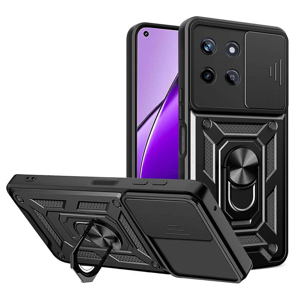 Fodral för Realme 11 4G, Techsuit, CamShield, Svart