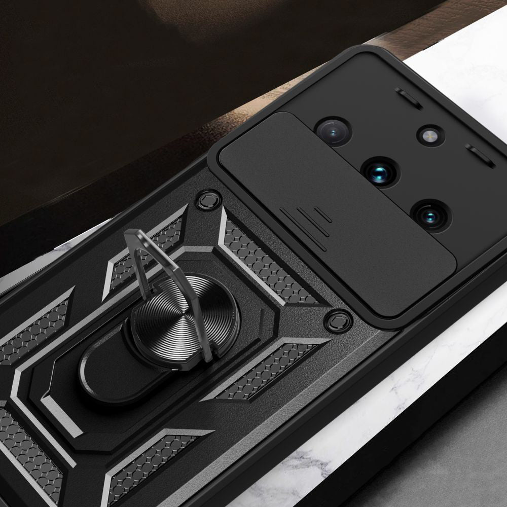 Fodral för Realme 11 4G, Techsuit, CamShield, Svart