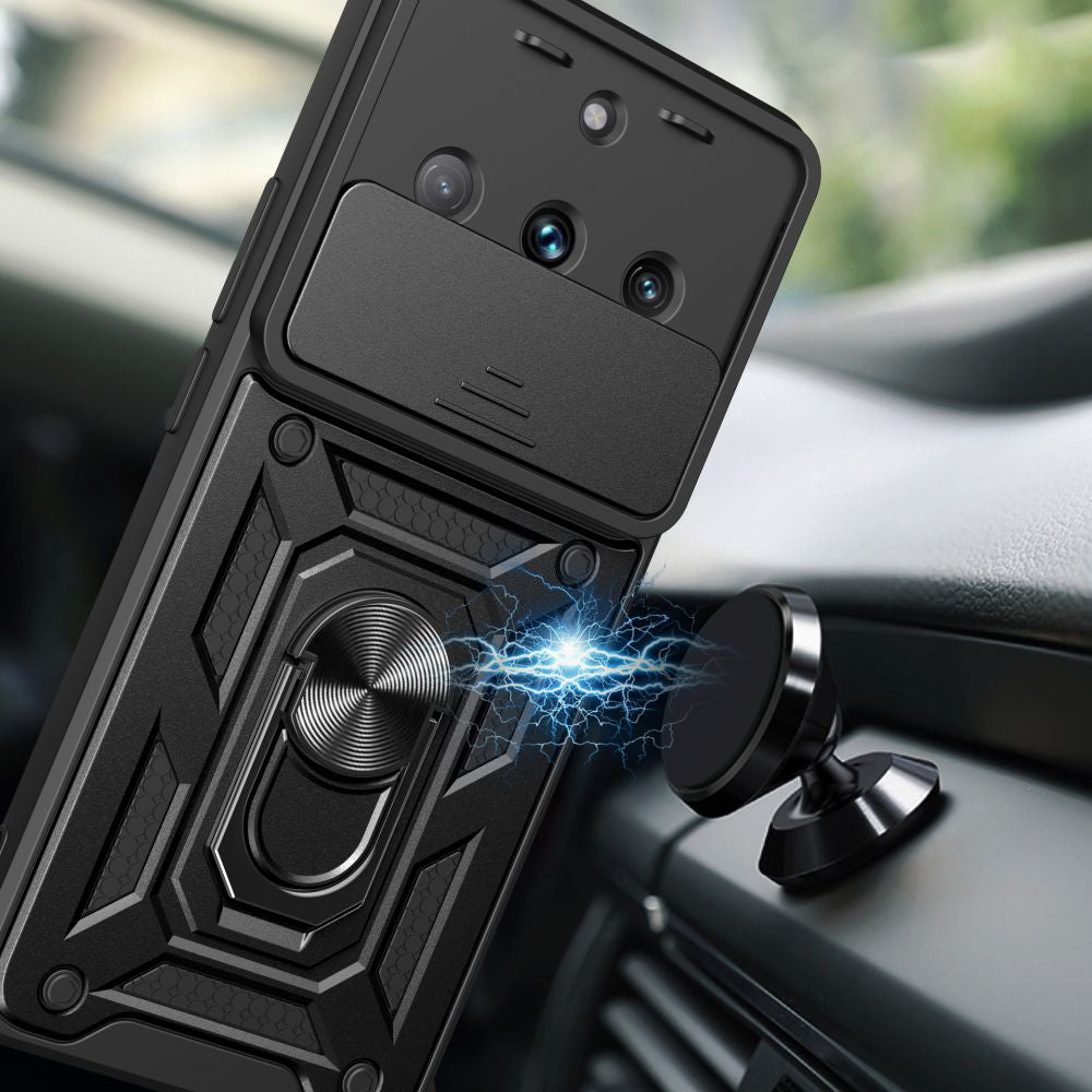 Fodral för Realme 11 4G, Techsuit, CamShield, Svart