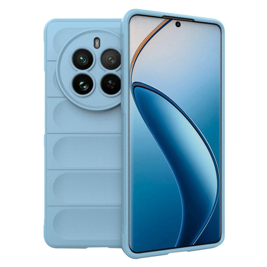 Fodral för Realme 12 Pro / 12 Pro+, Techsuit, Magic Shield, Blå