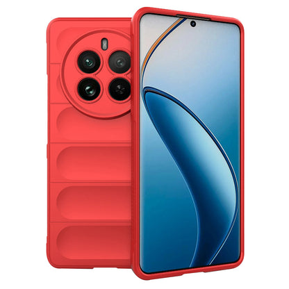 Fodral för Realme 12 Pro / 12 Pro+, Techsuit, Magic Shield, Röd