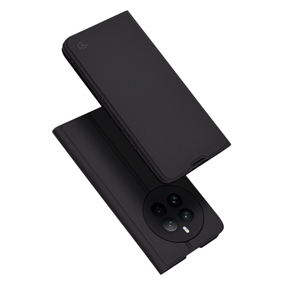 Fodral för Realme 12 Pro / 12 Pro+, Techsuit, Magskin Book, Svart