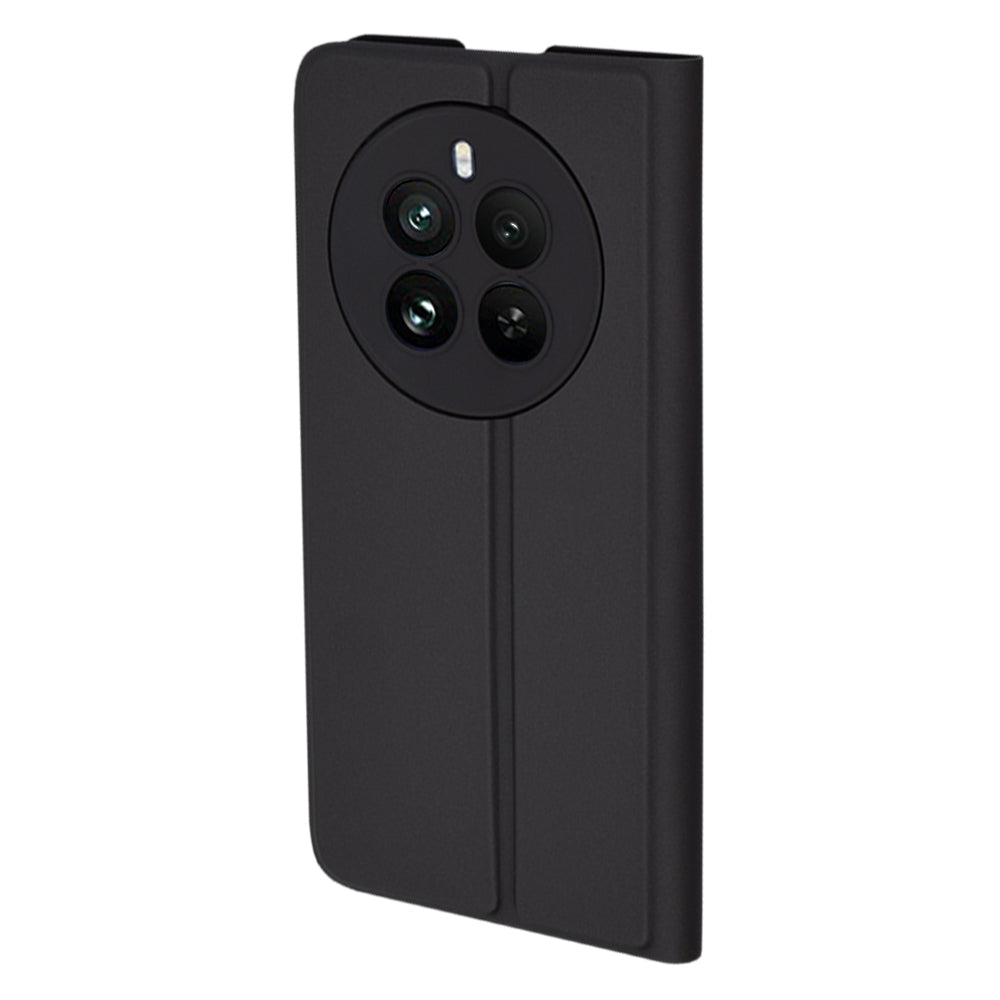 Fodral för Realme 12 Pro / 12 Pro+, Techsuit, Magskin Book, Svart