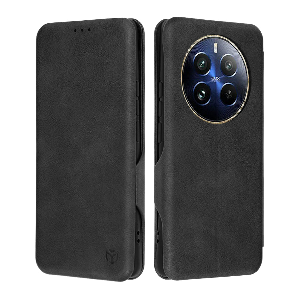 Fodral för Realme 12 Pro / 12 Pro+, Techsuit, Safe Wallet Plus, Svart