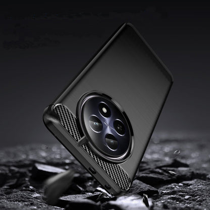 Fodral för Realme 12, Techsuit, Kolfiber, Blå