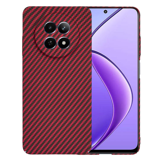 Fodral för Realme 12x / 12, Techsuit, Carbonite FiberShell, Röd