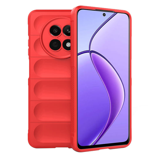 Fodral för Realme 12x / 12, Techsuit, Magic Shield, Röd