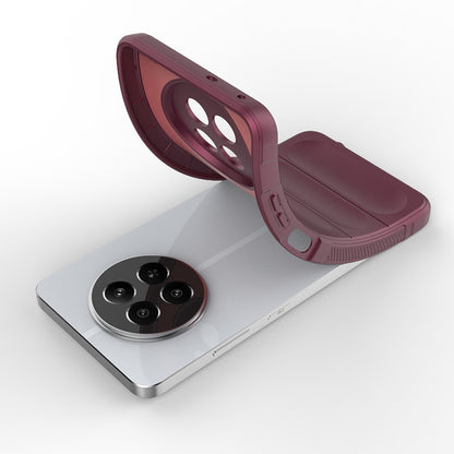 Fodral för Realme 12x / 12, Techsuit, Magic Shield, Vinröd