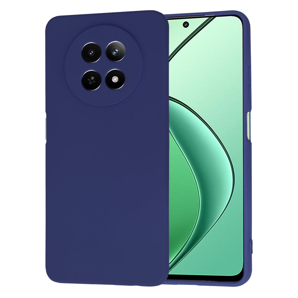 Fodral för Realme 12x / 12, Techsuit, SoftFlex, Mörkblå