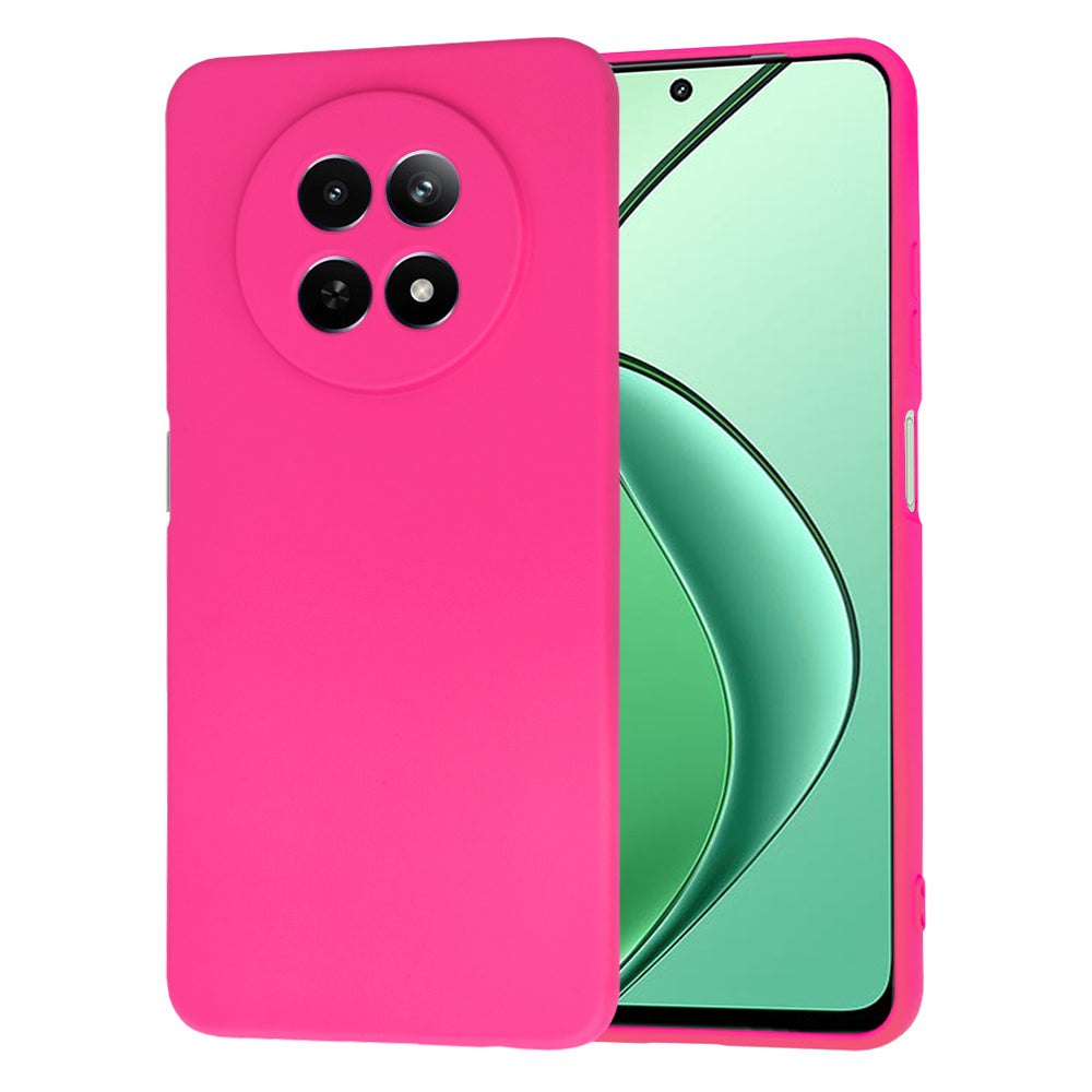 Fodral för Realme 12x / 12, Techsuit, SoftFlex, Mörkrosa