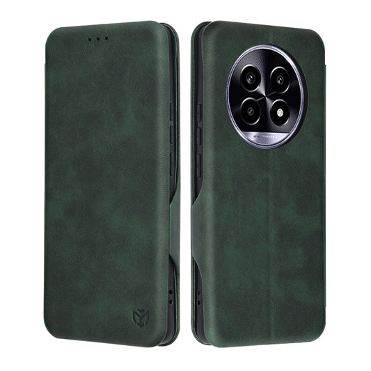 Fodral för Realme 13 Pro / 13 Pro+, Techsuit, Safe Wallet Plus, Grön