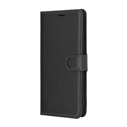 Fodral för Realme 14 Pro+, Techsuit, Leather Folio, Svart
