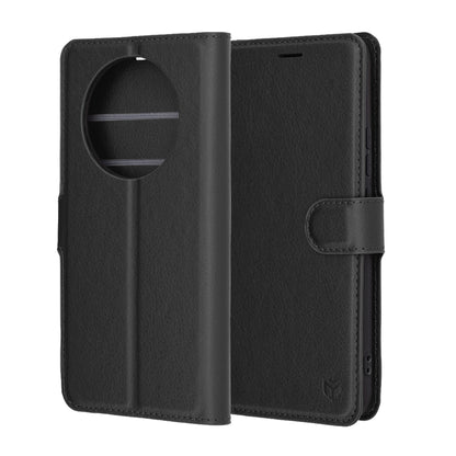 Fodral för Realme 14 Pro+, Techsuit, Leather Folio, Svart