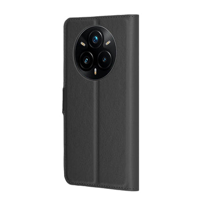 Fodral för Realme 14 Pro+, Techsuit, Leather Folio, Svart