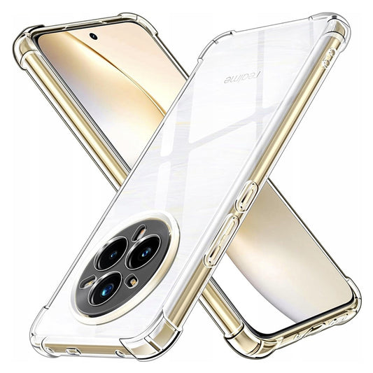 Fodral för Realme 14 Pro+, Techsuit, Stötsäker Klar, Transparent