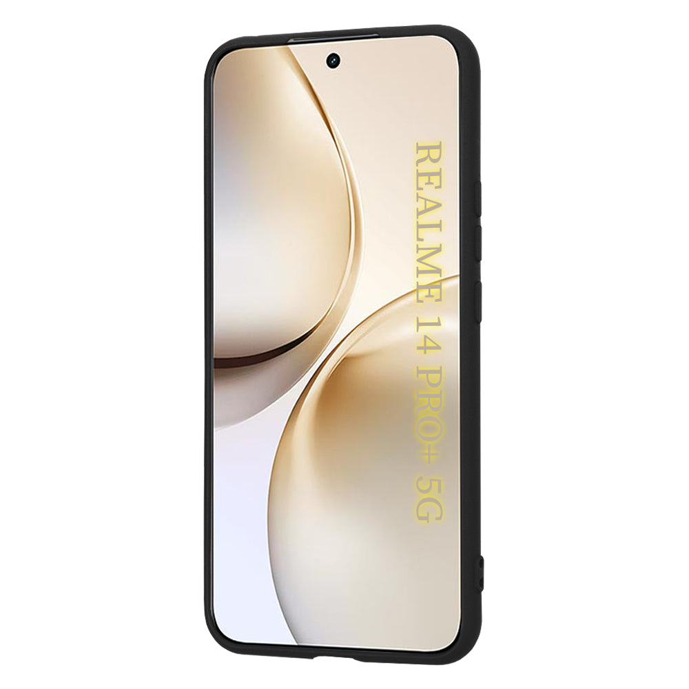Mobilskal för Realme 14 Pro+, Techsuit, SoftFlex, Svart