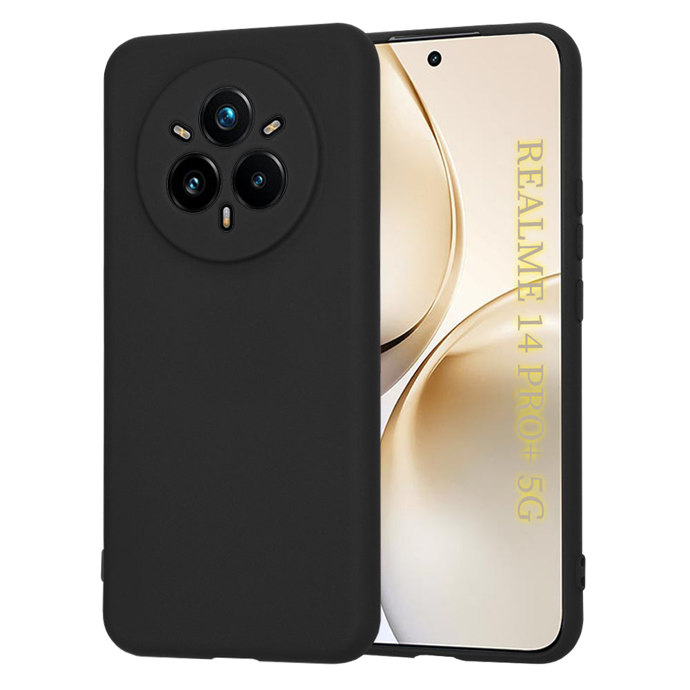 Mobilskal för Realme 14 Pro+, Techsuit, SoftFlex, Svart