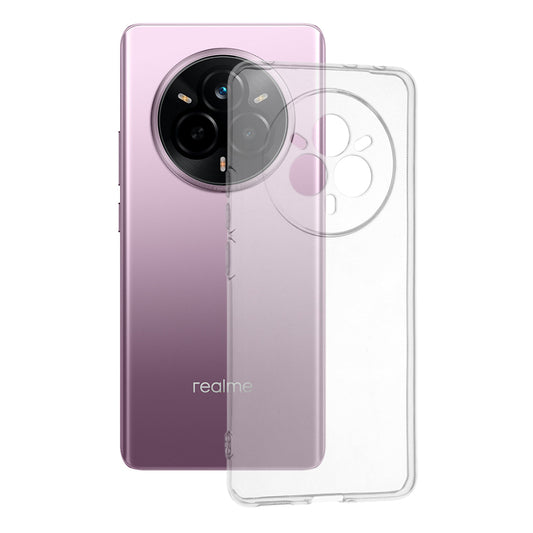 Fodral för Realme 14 Pro, Techsuit, Klar, Transparent