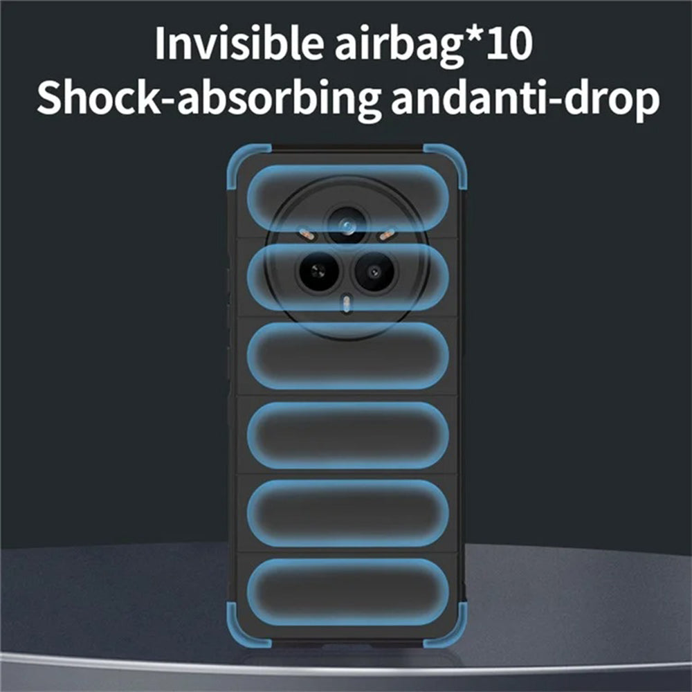 Fodral för Realme 14 Pro, Techsuit, Magic Shield, Svart