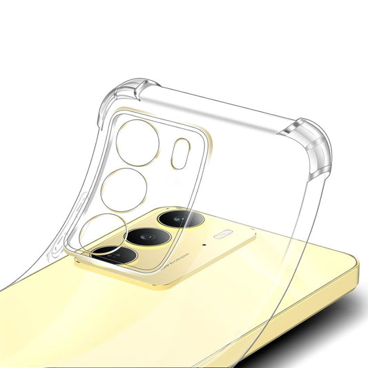 Fodral för Realme 14x, Techsuit, Stötsäker Klar, Transparent