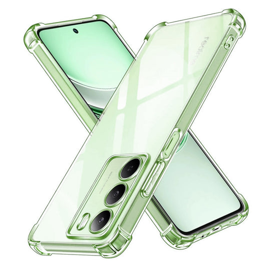 Fodral för Realme 14x, Techsuit, Stötsäker Klar, Transparent