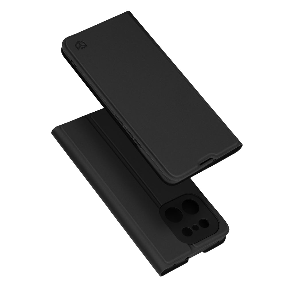 Fodral för Realme 16 Pro+, Techsuit, Magskin Book, Svart