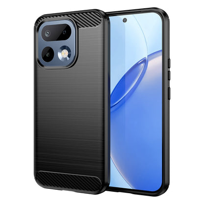 Skyddsfodral för Realme 16 Pro, Techsuit, Kolfiber, Svart