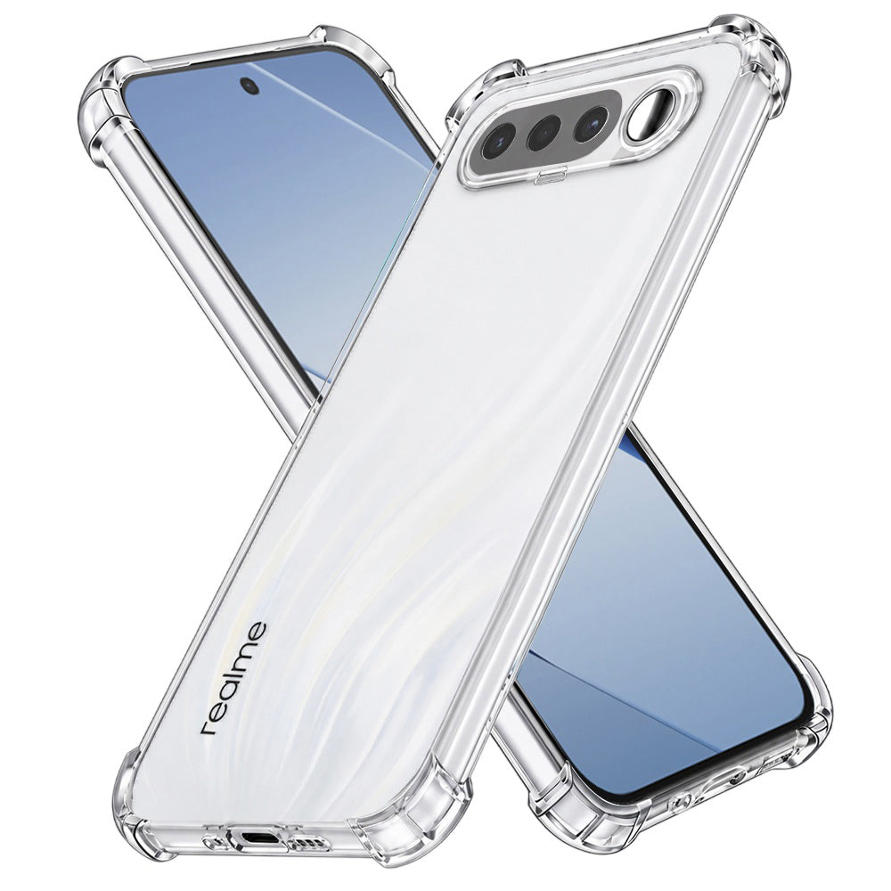Fodral för Realme 16, Techsuit, stöttåligt klart, transparent