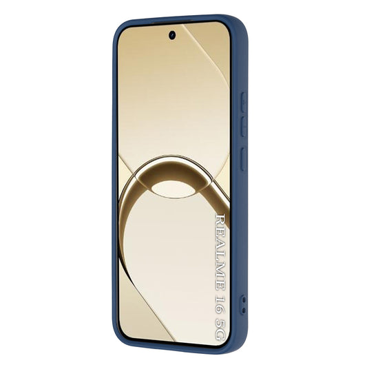 Fodral för Realme 16, Techsuit, SoftFlex, Marinblå