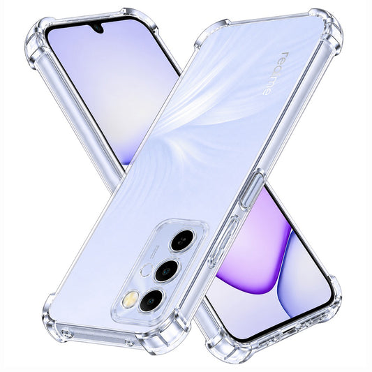 Fodral för Realme C100 5G, Techsuit, Stötsäker Klar, Transparent