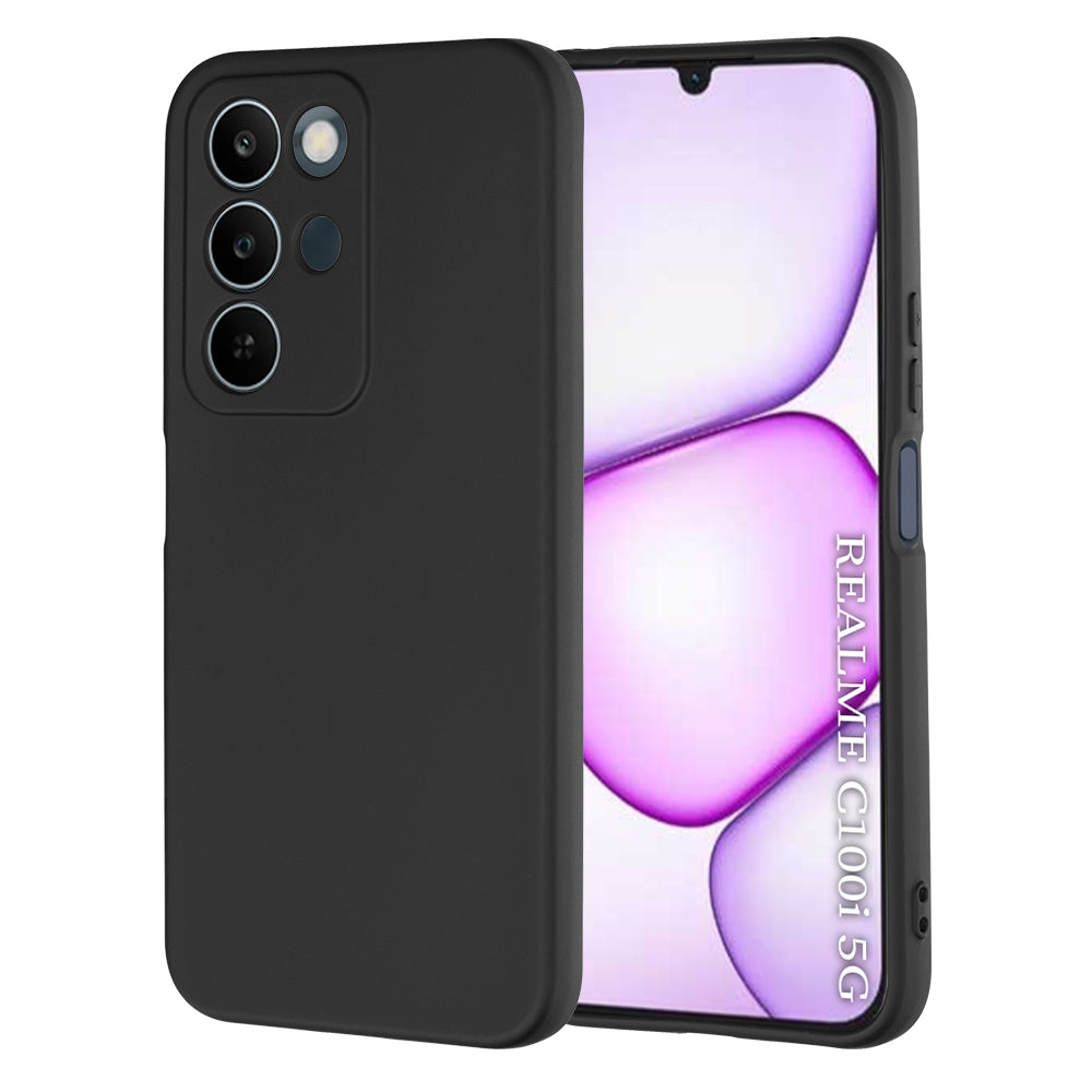 Fodral för Realme C100 5G, Techsuit, SoftFlex, Svart