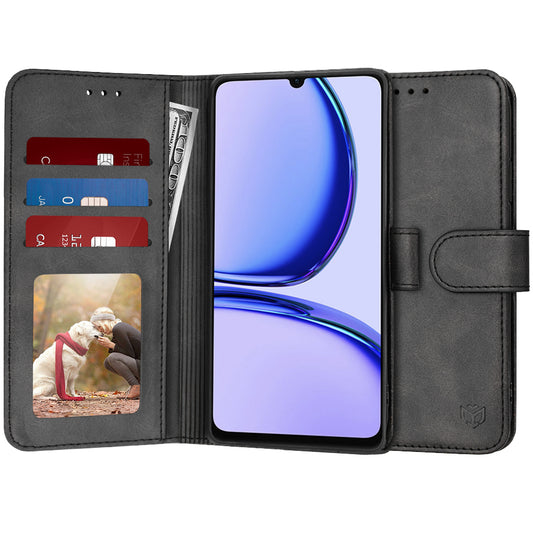 Fodral för Realme C53, Techsuit, Diary Book, Svart