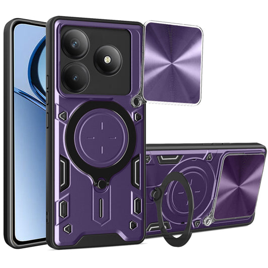 Fodral för Realme C63 / C61, Techsuit, CamGuard Pro, Lila