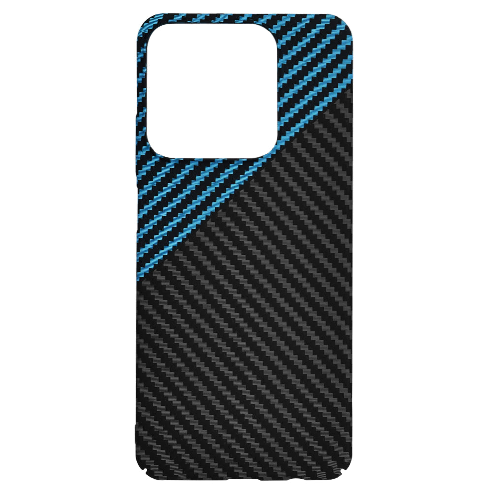Fodral för Realme C63 / C61, Techsuit, Carbonite FiberShell, Svart Bleu