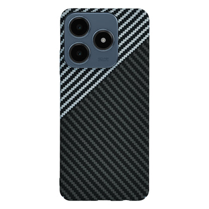Fodral för Realme C63 / C61, Techsuit, Carbonite FiberShell, Svart Grå