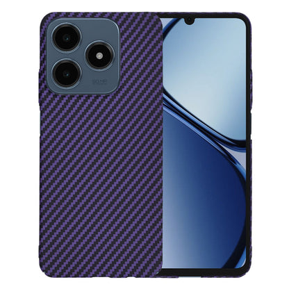 Fodral för Realme C63 / C61, Techsuit, Carbonite FiberShell, Lila