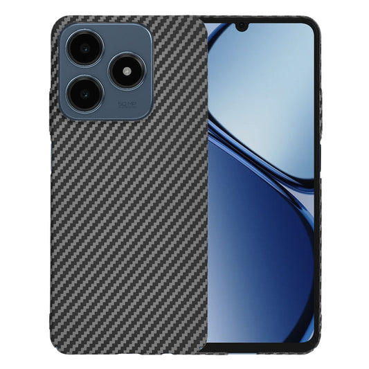 Fodral för Realme C63 / C61, Techsuit, Carbonite FiberShell, Svart