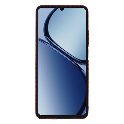 Fodral för Realme C63 / C61, Techsuit, Carbonite FiberShell, Röd
