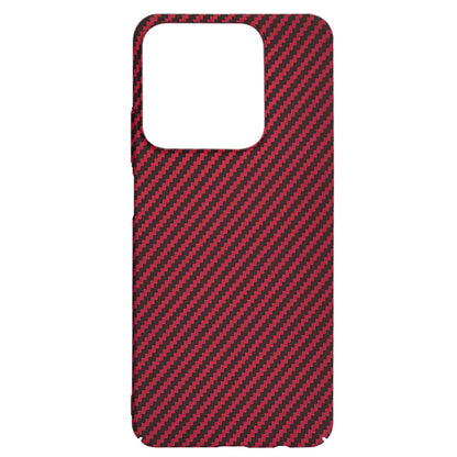 Fodral för Realme C63 / C61, Techsuit, Carbonite FiberShell, Röd
