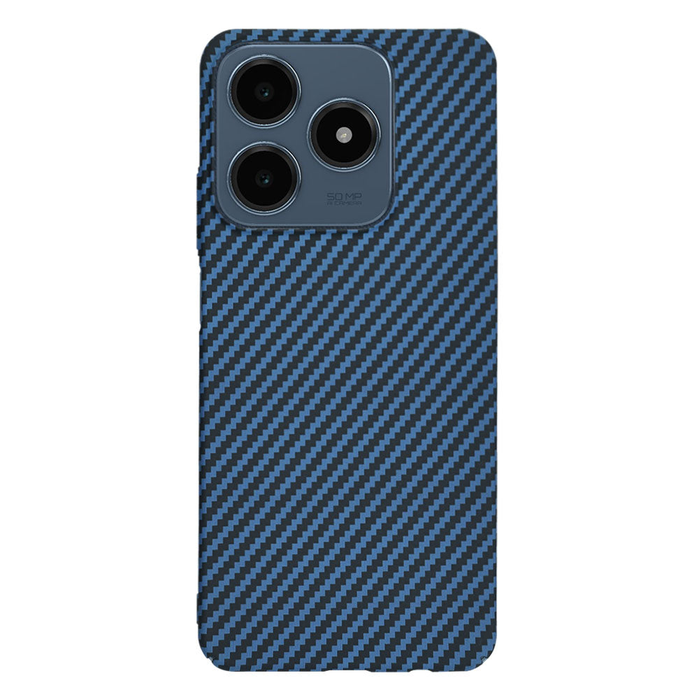 Fodral för Realme C63 / C61, Techsuit, Carbonite FiberShell, Turkos