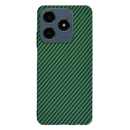 Fodral för Realme C63 / C61, Techsuit, Carbonite FiberShell, Grön