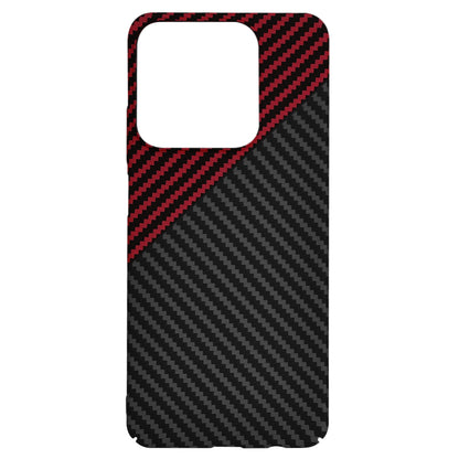 Fodral för Realme C63 / C61, Techsuit, Carbonite FiberShell, Svart Röd