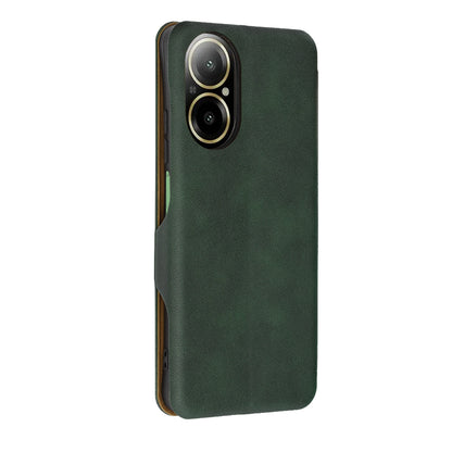Fodral för Realme C67 4G, Techsuit, Safe Wallet Plus, Grön