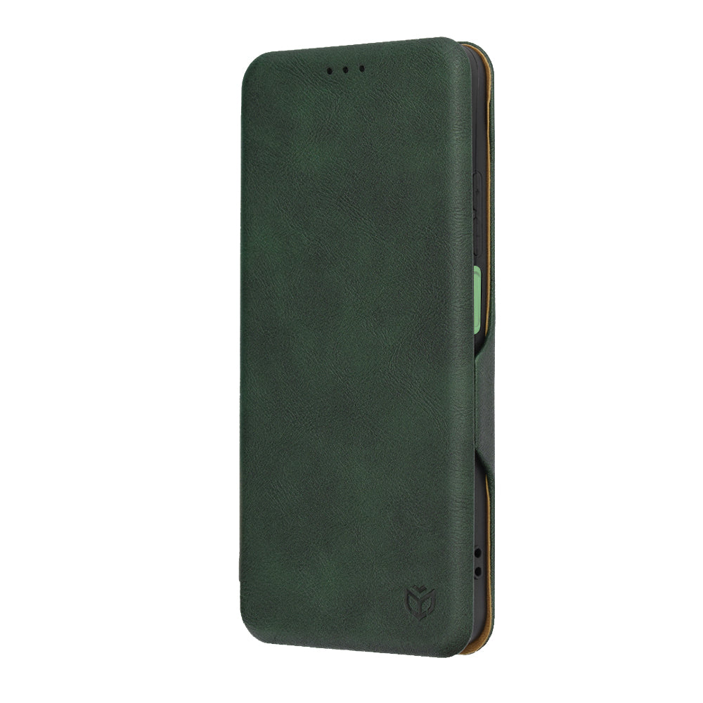 Fodral för Realme C67 4G, Techsuit, Safe Wallet Plus, Grön