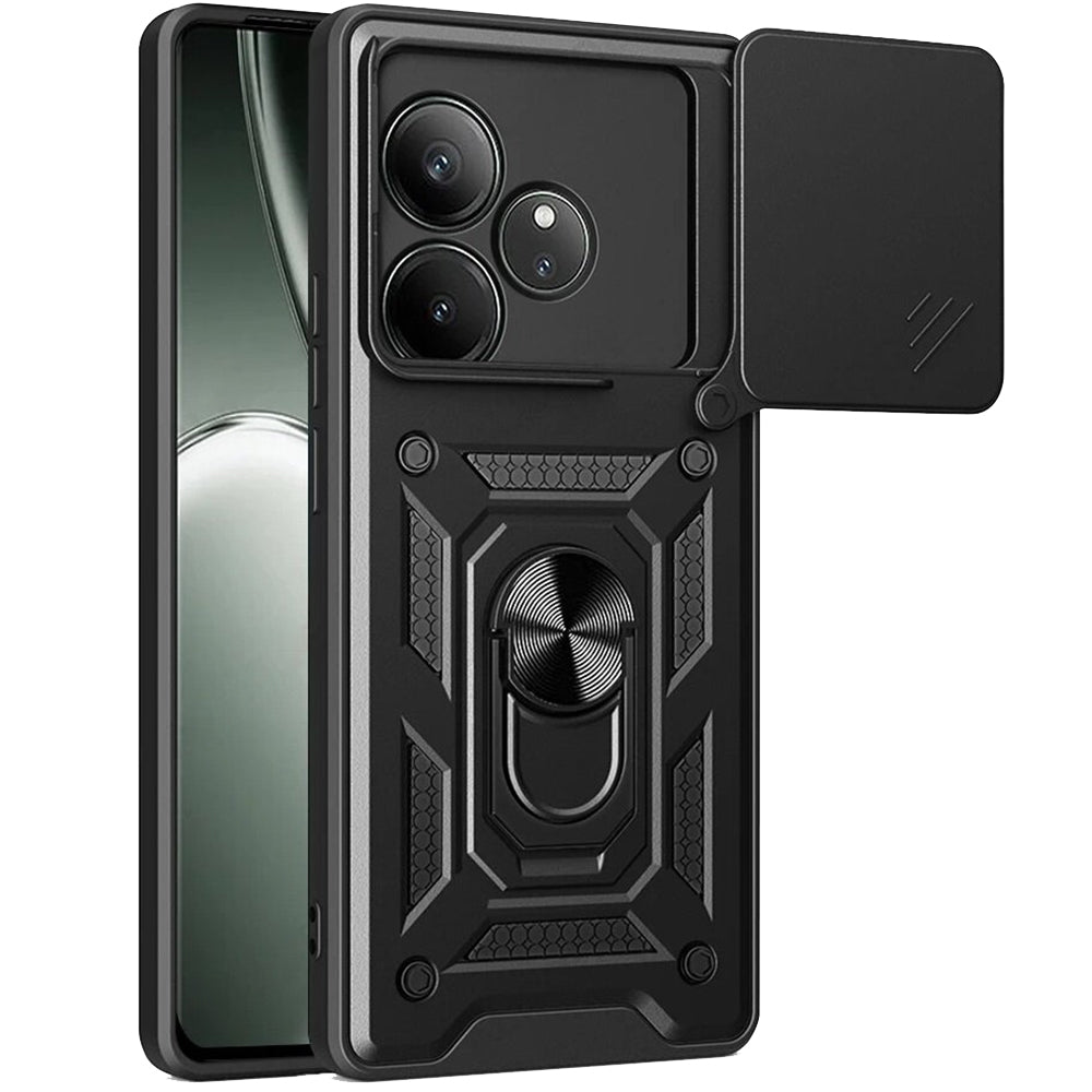 Mobilskal för Realme GT 6T / GT 6, Techsuit, CamShield, Svart