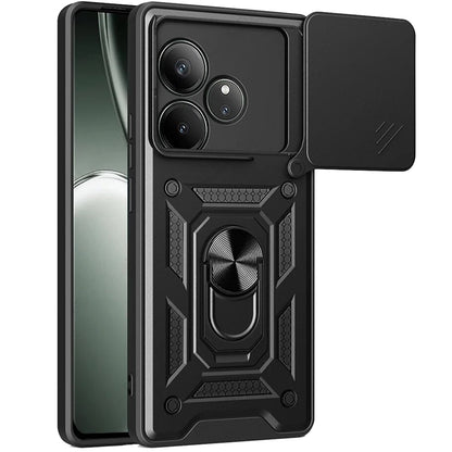 Mobilskal för Realme GT 6T / GT 6, Techsuit, CamShield, Svart