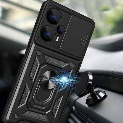Mobilskal för Realme GT 6T / GT 6, Techsuit, CamShield, Svart