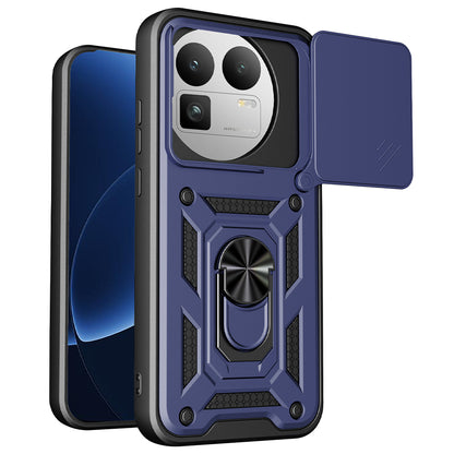 Skyddsfodral för Realme GT 8 Pro, Techsuit, CamShield (Rund kamerautskärning), Blå