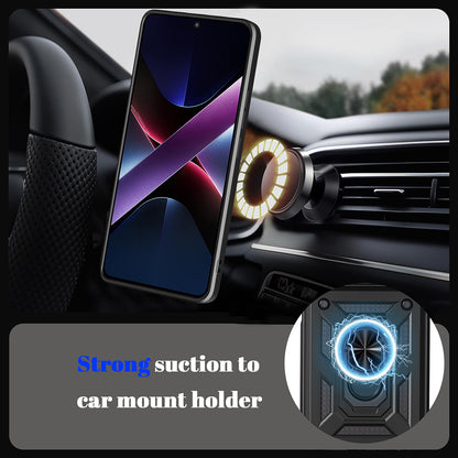 Skyddsfodral för Realme GT 8 Pro, Techsuit, CamShield (Rund kamerautskärning), Blå